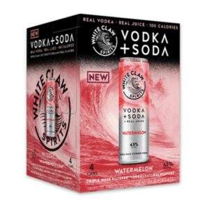 White Claw Watermelon Vodka + Soda 4pk Can