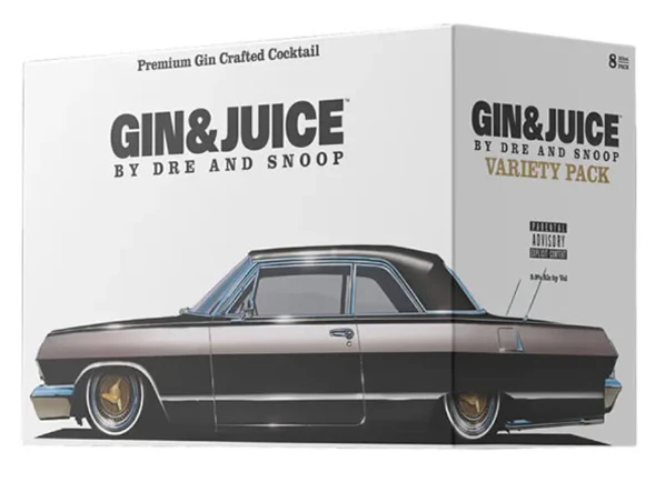 Gin & Juice By Dre & Snoop Citrus Cocktail 4pk