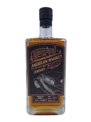 Speakeasy Motors Straight Rye Whiskey