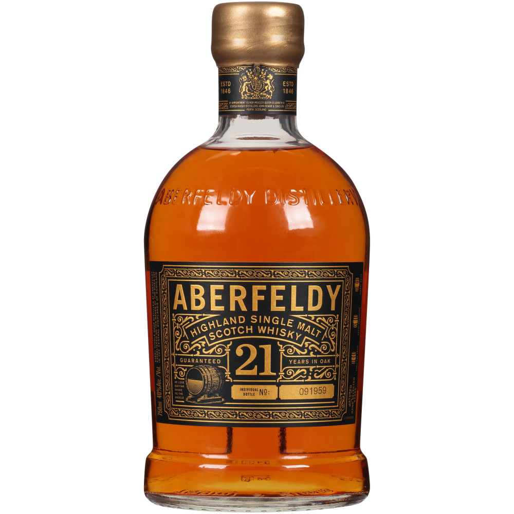 Aberfeldy 21 Year Old Highland Single Malt Scotch Whisky