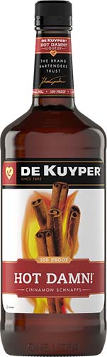 DeKuyper Hot Damn! Cinnamon Schnapps Liqueur