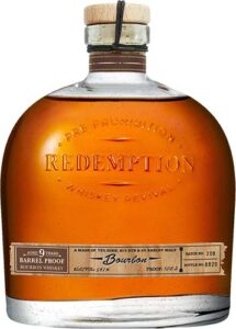 Redemption 9 Year Old Barrel Proof Bourbon Whiskey