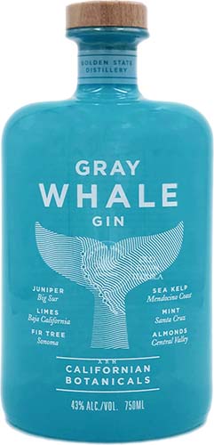 Gray Whale Gin Californian Botanicals