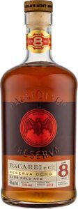 Bacardi Reserva Ocho 8 Year Old Rare Gold Rum