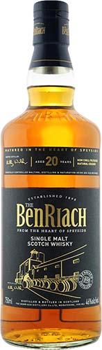 BenRiach Single Malt Scotch Whisky 20 Year Old