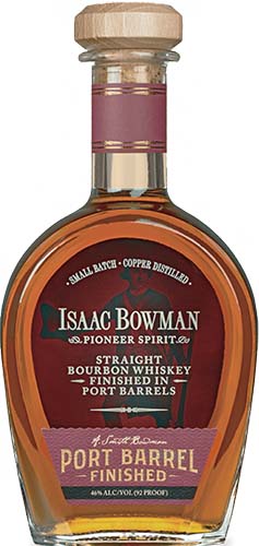 Isaac Bowman Port Barrel Finished Straight Bourbon Whiskey