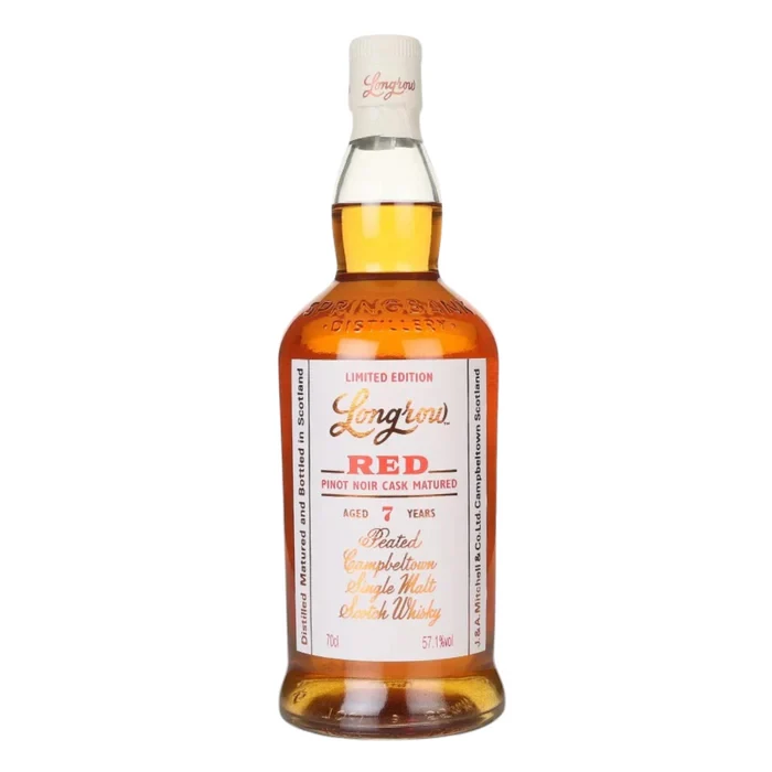 Longrow ‘red’ Pinot Noir Cask Peated 7 Year Old Single Malt Scotch Whisky