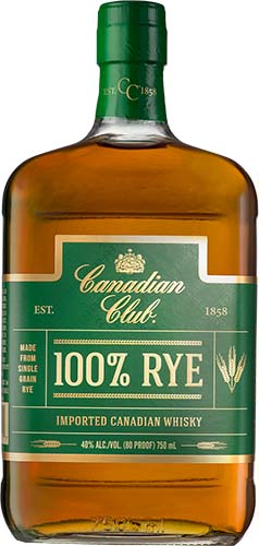 Canadian Club 100% Rye Whisky