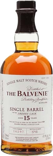 The Balvenie Single Barrel Sherry Cask 15 Year Old Scotch Whisky