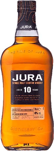 Jura Isle Of Single Malt Scotch, 10 Whisky