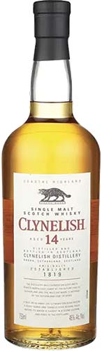 Clynelish 14 Year Old Single Malt Coastal Highland Scotch Whisky