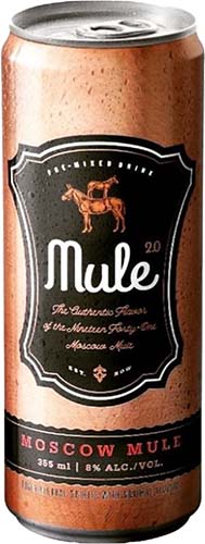 Mule 2.0 Moscow Ginger & Lemon-Lime Flavor