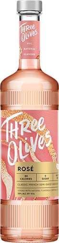 Three Olives Rose Vodka With Natural Flavors