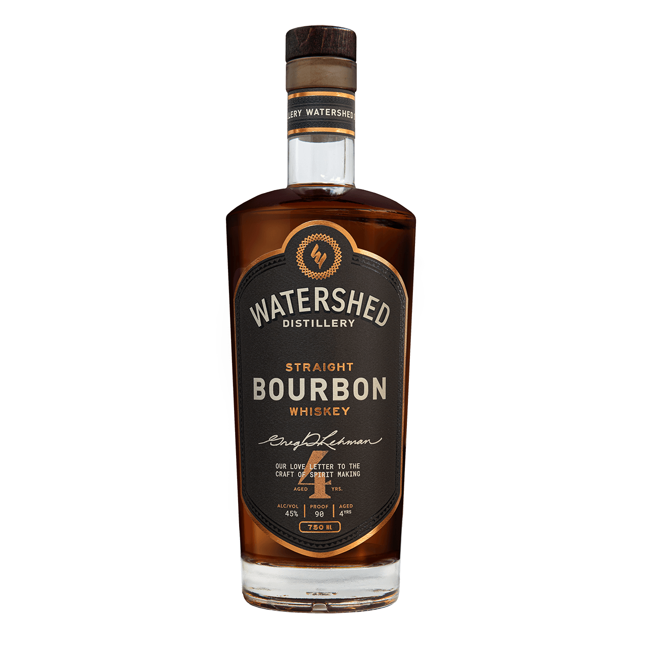 Watershed Straight Bourbon Whiskey 4yr