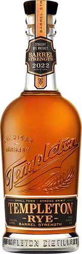 Templeton Rye Barrel Strength Straight Whiskey