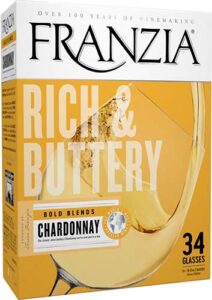 Franzia Rich & Buttery Chardonnay White Wine 5 Liter