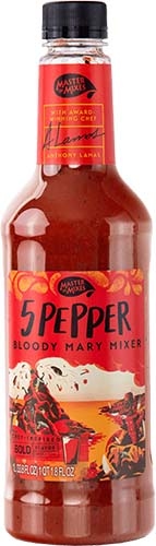 Master of Mixes 5 Pepper Extra Spicy Bloody Mary Mixer NV