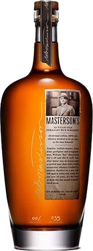 Masterson’s 10 Year Old Straight Rye Whiskey