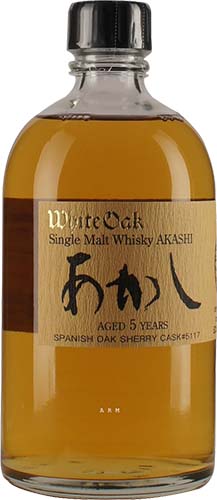 Akashi White Oak Distillery 5 Year Sherry Casks Single Malt Whisky