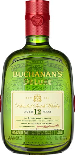 Buchanan’s DeLuxe Aged 12 Years Blended Scotch Whisky,