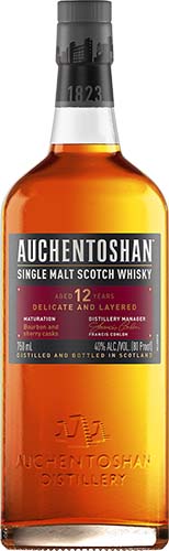 Auchentoshan 12 Year Old Lowland Single Malt Scotch Whisky