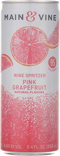 Main & Vine Pink Grapefruit Wine Spritzer