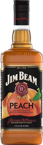 Jim Beam Peach Flavored Bourbon Whiskey