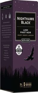 Bota Box Nighthawk Black Pinot Noir, Lush