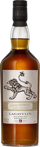 Lagavulin The Game Of Thrones House Lannister Aged 9 Years Islay Single Malt Scotch Whisky,