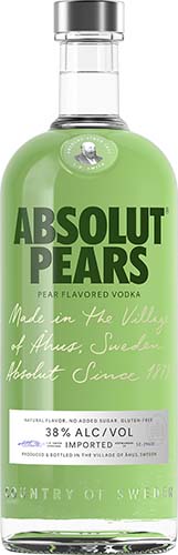 Absolut Pears Vodka