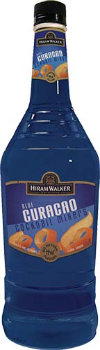 Hiram Walker Blue Curacao Cocktail Mixer Liqueur