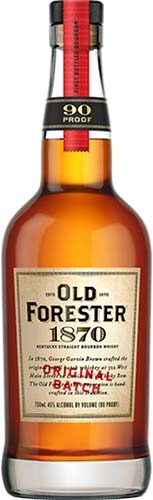 Old Forester Whiskey Row Series: 1870 Original Batch Kentucky Straight Bourbon Whisky, 750 M L , 90 Proof