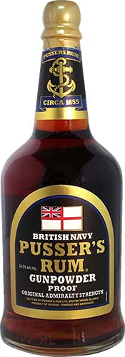 Pusser’s British Navy Rum Gunpowder Proof