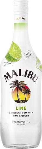 Malibu Caribbean Rum With Lime Liqueur