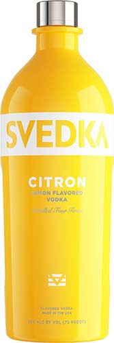 Svedka Citron Lemon Lime Flavored Vodka, 70 Proof