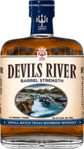 Devils River Barrel Strength Texas Bourbon Whiskey