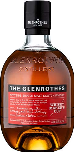 Glenrothes Speyside Single Malt Scotch Whisky Maker’s Cut