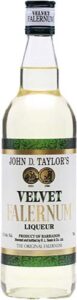 John D. Taylor Taylors Liqueur Velvet Falernum