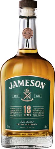 Jameson Bow Street 18 Year Old Cask Strength Irish Whiskey