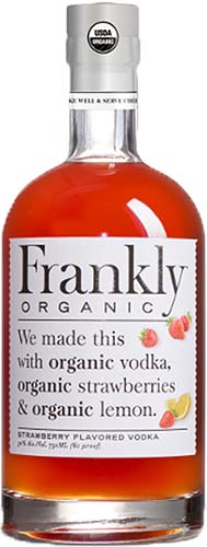 Frankly Organic Strawberry & Lemon Vodka