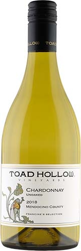 Toad Hollow 2021 Francine’s Selection Unoaked Chardonnay