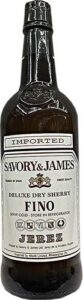 Savory & James Fino Dry Sherry Jerez