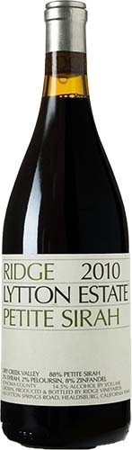 Ridge Lytton Estate Petite Sirah Dry Creek Valley