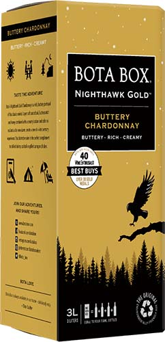 Bota Box Nighthawk Gold Buttery Chardonnay NV