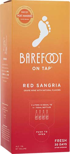 Barefoot Cellars Box Wine, Sangria