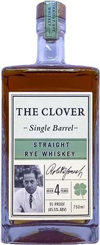 The Clover Whiskey Single Barrel 4 Year Old Straight Rye