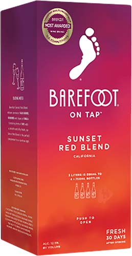 Barefoot Cellars Box Wine, Red Blend