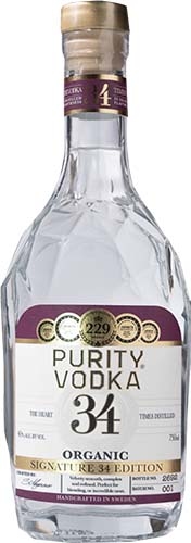 Purity Signature 34 Organic Vodka