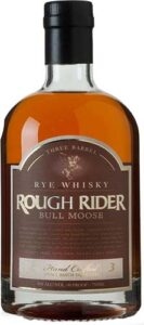 Rough Rider Rye Whisky Three Barrel Bull Moose