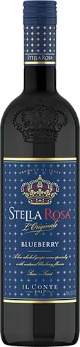 Stella Rosa Wine, Blueberry, Semi Sweet